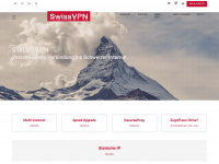 swissvpn.net Webseite Vorschau