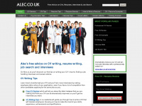alec.co.uk Webseite Vorschau