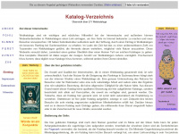1000kataloge.de Webseite Vorschau