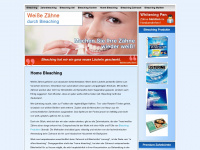 home-bleaching.net Webseite Vorschau