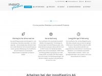 innoplastics.ch Webseite Vorschau