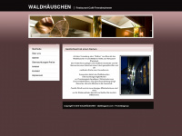 waldhaeuschen.de Webseite Vorschau