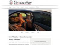 bonn-chauffeur.de Webseite Vorschau