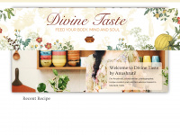 divinetaste.com Webseite Vorschau