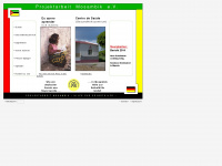 projektarbeit-mosambik.de Webseite Vorschau