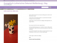 weissenburg-evangelisch.de Webseite Vorschau