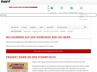 faubern.ch Webseite Vorschau