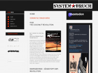 systembruch.net Webseite Vorschau