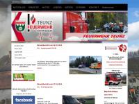 ff-teunz.de Webseite Vorschau