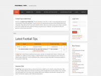 footballtipsfootballpicks.com Webseite Vorschau