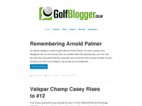 golfblogger.co.uk Webseite Vorschau