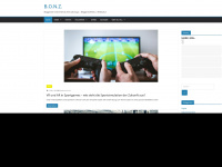 bonz.ch Webseite Vorschau