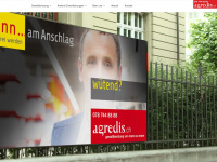 agredis.ch Webseite Vorschau