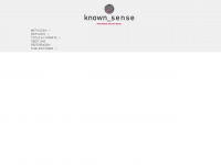 known-sense.de Webseite Vorschau