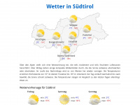 wetter-suedtirol.com Webseite Vorschau