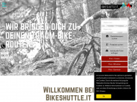 bikeshuttle.it Webseite Vorschau