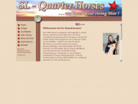 sl-quarterhorses.de Webseite Vorschau