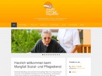 mangfall-sozial-pflegedienst.de Webseite Vorschau