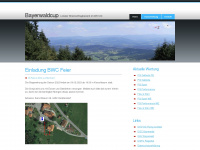 bayerwaldcup.de Webseite Vorschau