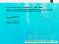 divingcats.de Webseite Vorschau