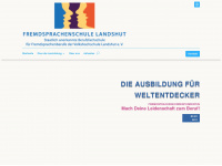 fremdsprachenschule-landshut.de Webseite Vorschau