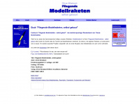 modellraketenbuch.de Webseite Vorschau
