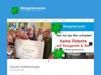 biergartenverein.de Webseite Vorschau