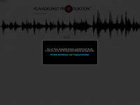klangkunst-produktion.de Webseite Vorschau