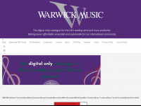 warwickmusic.com Webseite Vorschau