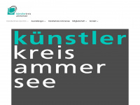 kuenstlerkreis-ammersee.de Webseite Vorschau