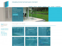 glas-technik.ch Webseite Vorschau
