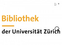 hbz.uzh.ch Webseite Vorschau