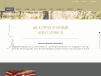 weingut-albert-lambrich.de Webseite Vorschau