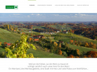 weinland-steiermark.at Webseite Vorschau