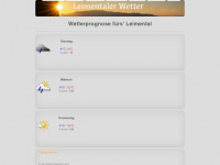leimentalerwetter.ch Webseite Vorschau