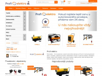 profi-elektro.cz Webseite Vorschau