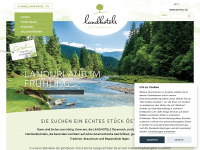 landhotels.at Webseite Vorschau