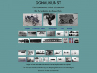 donaukunst.de Webseite Vorschau