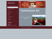 farbtraeume-art.de Webseite Vorschau