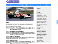 oldracingcars.com Webseite Vorschau
