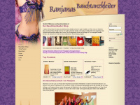 bauchtanzkleider.ch Webseite Vorschau