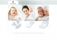 hyga.com Webseite Vorschau