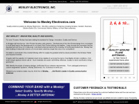 mosley-electronics.com Webseite Vorschau