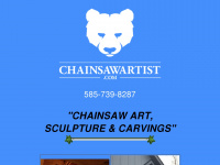 chainsawartist.com Webseite Vorschau