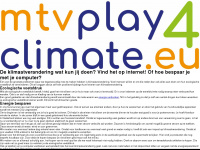 mtvplay4climate.eu Webseite Vorschau
