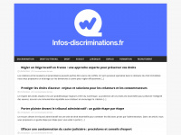 infos-discriminations.fr Webseite Vorschau