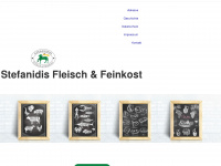 stefanidis-feinkost.de Webseite Vorschau