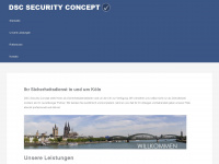 dsc-securityconcept.de Webseite Vorschau
