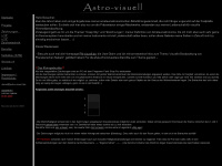 astro-visuell.de Webseite Vorschau