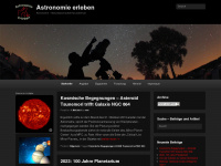 astronomie-klingonio.de Webseite Vorschau